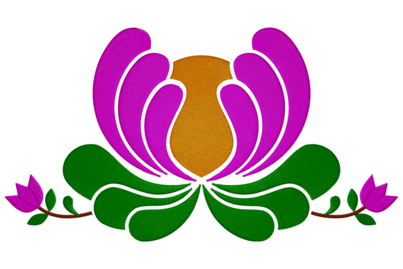 Beautiful Flower: A Versatile Embroidery Design