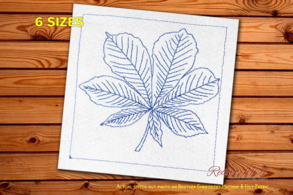 Buckeye Leaf Design: A Versatile Embroidery Choice