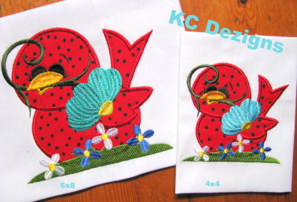 Charming Bird with Summer Flowers 01 Design