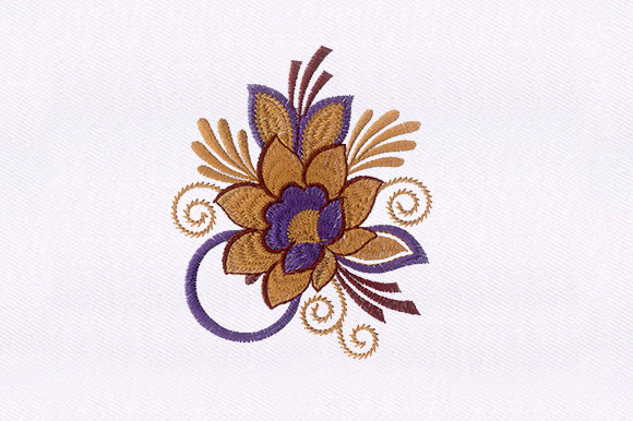 Charming Purple Flower Design for Personalized Gifts