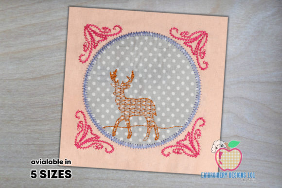 Cute Baby Deer and Flowers Frame Review
