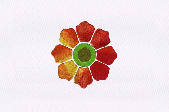 Gradient Flower: A Versatile Design for Boutique Apparel