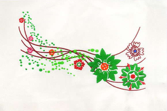 Green Flower Vine: A Versatile Design for Business