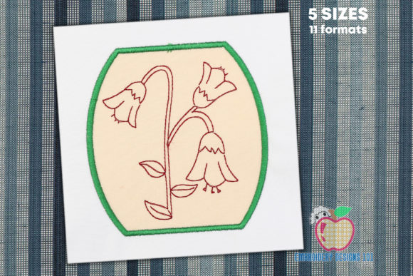 Hibiscus Applique: A Versatile Embroidery Design