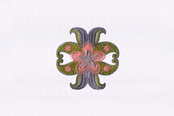 Pastel Flower Quilting Design: A Soft, Elegant Touch