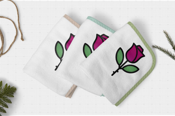 Perfect Rose: A Versatile Embroidery for Business
