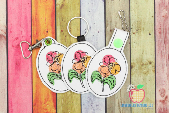 Review: Colorful Flower Keyfob Keychain ITH
