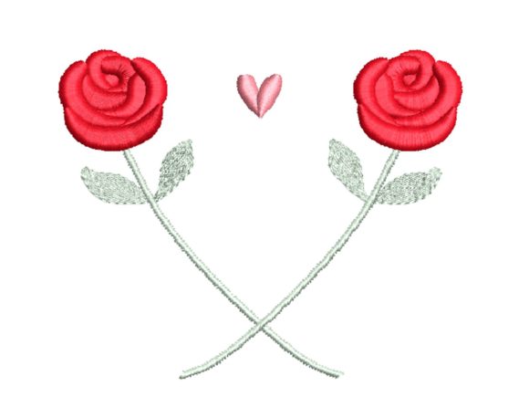 Roses and Heart: A Perfect Valentine's Touch
