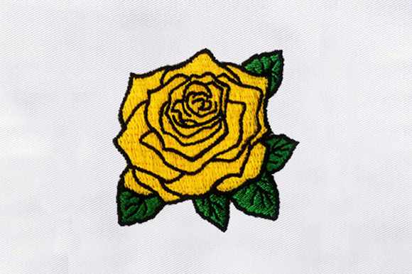 Yellow Flower Design: A Bright and Cheerful Embroidery Choice