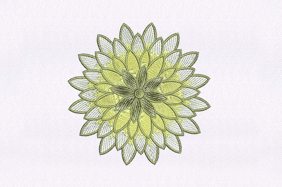 Yellow White Flower Design: A Versatile Holiday Embellishment